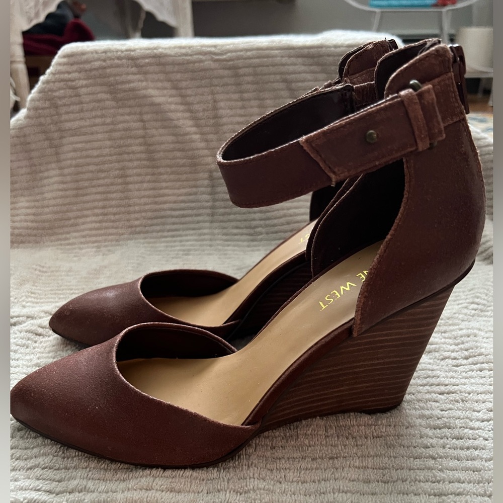 Nine West Ankle Strap Wedge